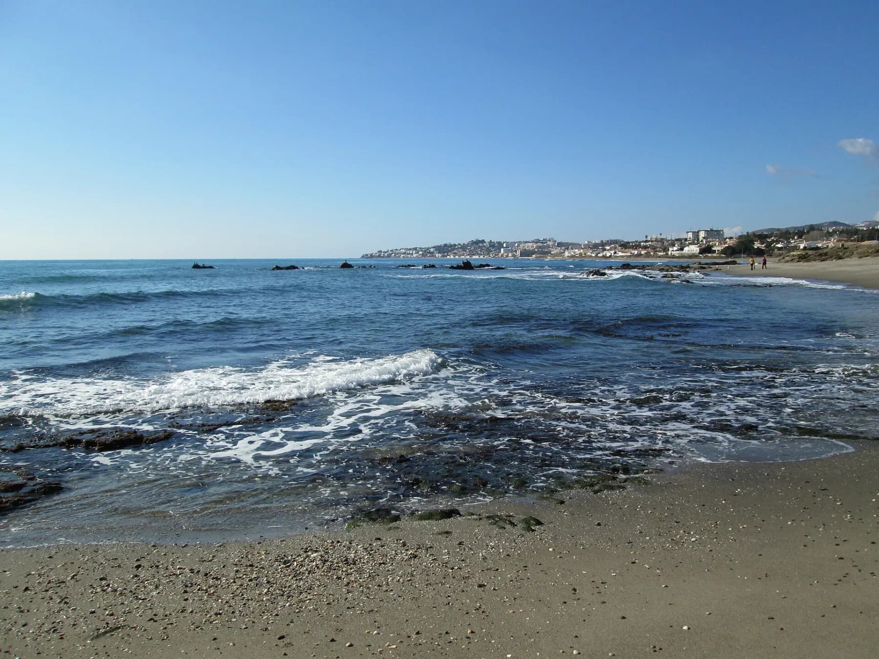 Playa del Chaparral on the Mijas coast