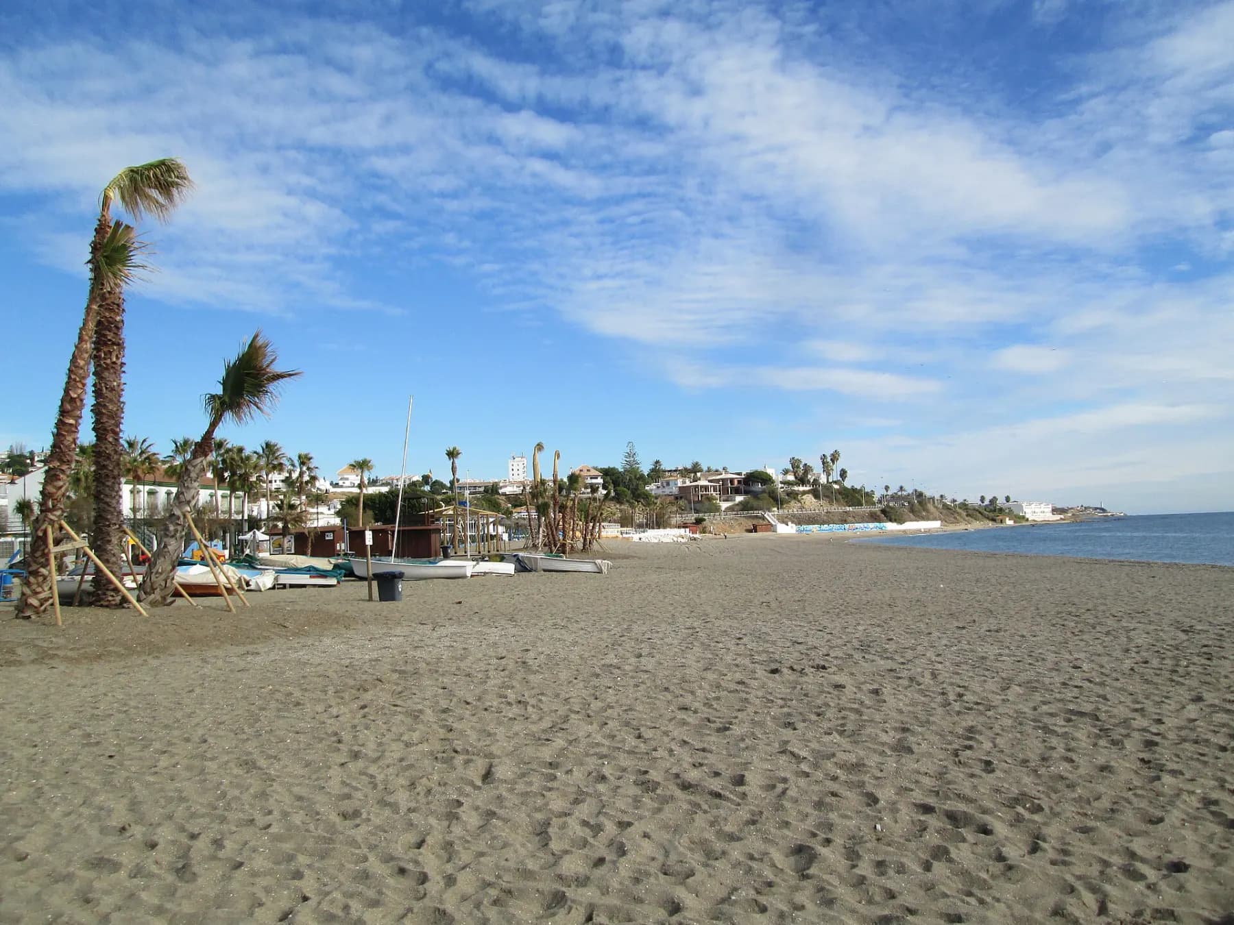 Playa de la Cala, the beach of La Cala de Mijas